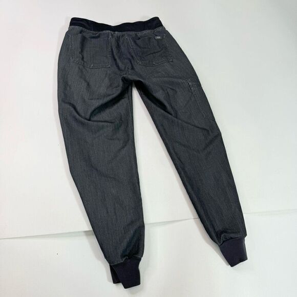 Figs Technical Collection Jogger Scrub Pants Womens Size XS Gray High Waisted - Picture 7 of 9